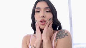 yummy estudio welcomes slutty rousse black to get fucked by 2 big black cocks with dap 0% pussy and piss drinking