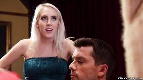 ”Dominant blonde share meat with step sister”