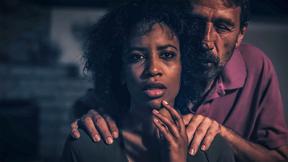 ”Ebony MILF model seduces photographer & squirts on his huge cock”