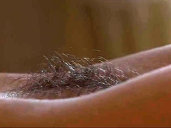 Watch hairy goth chick masturbate