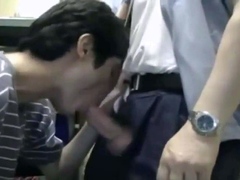 Daddy Security Guard Barebacks Asian Twink