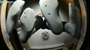 ARAB GIANTESS SWEATY SOCKS SQUASH tinys! Pt 2 - MOV