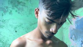 Desi boy masterbation in bathroom