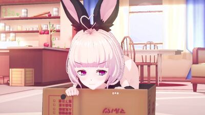 Innocent Little Bunny gets a care package in Erotic Audio - Care Package Delievered!