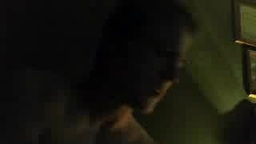 sitting in the dark smoking