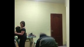 Venezuelan worker gets it