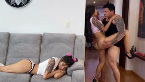 Cheating Win: Banging Mother-in-Law After Creampie!