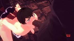 The Summer Hikaru Yaoi  - Yoshiki in a threesome with two classmates