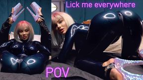 Lick your rubber doll + MASKING