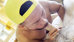 ChristianWilde: Beau Niks Rides Christian Wildes Big Shaft With His Juicy Bubble