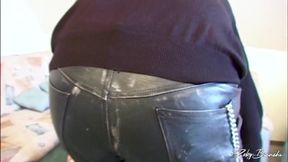 Hot Brunette Sucks Huge Cock and Gets Ass Fuckedhard