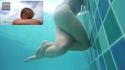Dirty talk public poll underwater masturbation thigh squeezing real orgasm