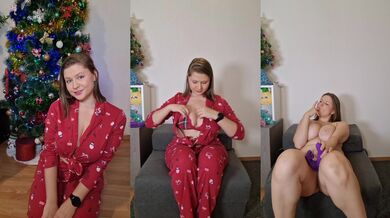 Unwrapping a curvaceous gift and testing it filthy