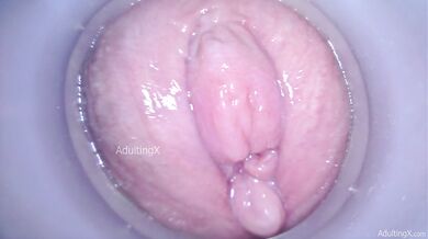 Camera in my pussy while I talk dirty and gape for you
