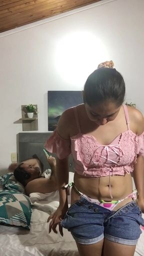 I seduce my stepdad and we end up fooling around.