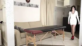 An Erotic Massage with a Busty Beauty Ended with Anal Sex