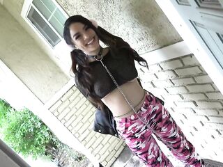 Chocolate Bitch Maya Bijou Takes It Up Her Butthole Raw!