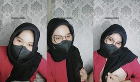 Santuy Playing Anu Lunna Hijabers Binal(2K) - Homemade