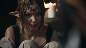 Medieval Fantasy Lesbian Sex - Blonde Elf Girl Infects Octokuro With Sex Craving Parasites With Ashby Winter And Octokuro Model