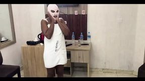 Dark Skin Shemale Hotel Room Service Pussy&#x1F32E;&#xFE0F; Farting Anal&#x1F44C; Rimming Butt&#x1F351; Plug Screaming Moaning Hardcore Fuck Africans