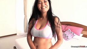 Cream-pie my Asian pussy with your hot cum load