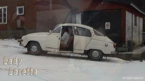 Lady Loretta Saab in Snow Part 2 HD