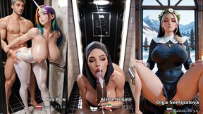 Try Not To Cum Challenge - AI Generated Pornstars 4K Compilation - Part 2