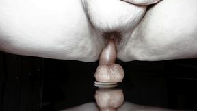 doggystyle mirror dildo fucking