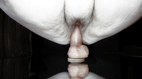 doggystyle mirror dildo fucking