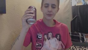 Grape soda burps