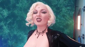 JOI Jerk off Instruction Compilation Video in Latex Pvc From Sexy Curvy Mistress Arya Grander POV