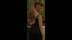 the blissful simmers_sims couple work up a sweat while working out in their home gym