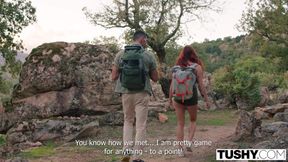 TUSHY Feisty Redhead Audrey Reid Puts Her Man To The Test In Passionate Outdoor Anal Adventure