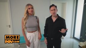 Zlata Shine Gets Fucked and Shared Between Her Husband and the Masseur