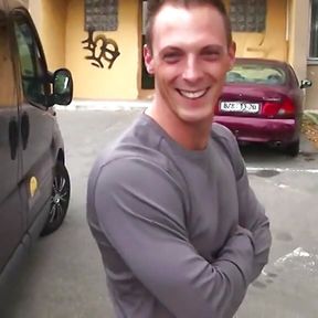 A Hot and Slim German Babe Fucking a Dude in the Car