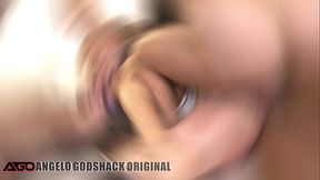 Bella Bradley's rough debut: Double blowjob and piss play