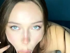 Kate Kuray - Blowjob Close up Vertical Video