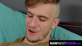 Donte Thick gets help with his big cock from eager Brock Kniles