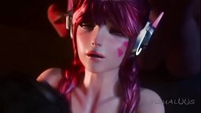 Dva Bathroom Sex Compilation