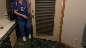 55yo Nurse Cherry has to stop being stepmom, so she can be a nurse and do an extraction on 35yo stepson!