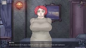 Redheaded Doctor Helps Giant-Busted Anime Patient With Lovecraftian Desires