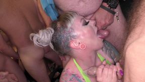 The Real Bukkake Sperm Party Vol 34 #4