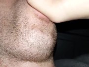 PREVIEW: Giving a BJ at the Drive-In Theatre. FULL scene on JustForFans & OnlyFans
