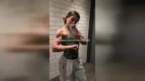 18yo Gym Virgin Sucks Cock in Locker Room Gloryhole Orgy