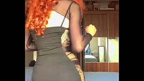 Dancing hot and sexy like a horny slut