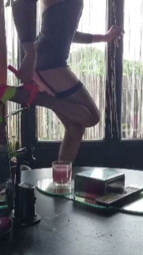French Transvestite in Police Uniform, Cum 25:17, Vanessabitchx Parischiennetrvprod