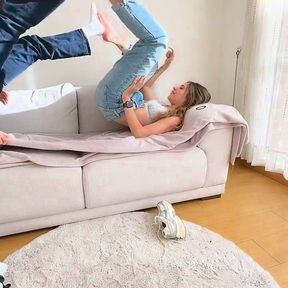 Women Tickling and Wrestling