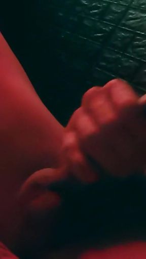 Jaw-dropping moment from &quot;Very passionately masturbates a huge cock at night and moans!&quot;