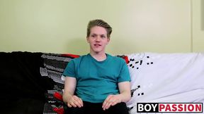 Taylor Tyce gets a naked cock in his ass after an interview