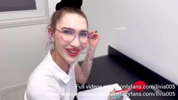Livia005's Hot Teacher Gets Punished with a Cum-Covered Desk
